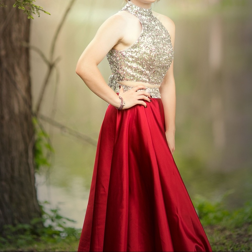 Red Prom Dress - Picture 2 of 3